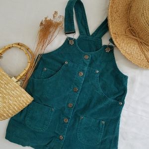 Vintage Teal Corduroy jumper